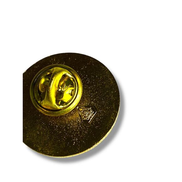 Vintage Kansas State Lapel Pin Council of Carpenters Goldtone 1" - Picture 5 of 5